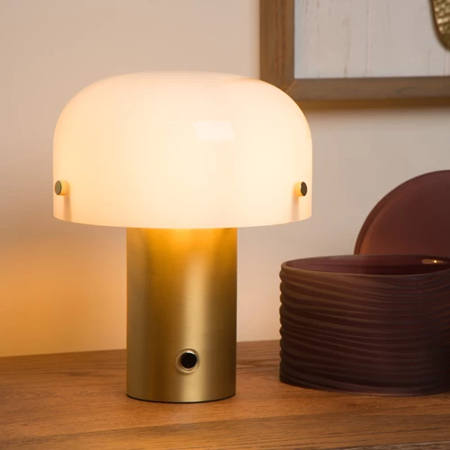 Lucide TIMON - Tischlampe - 1xE14 - Mattes Gold / Messing - Atmosphäre 1